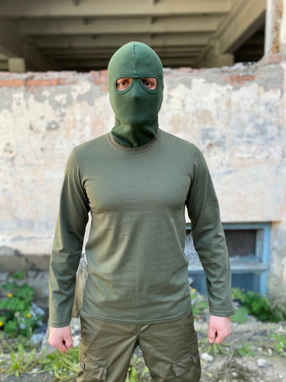 Свитшот спортивный ГОРЕЦ, размер 46, , хаки — фото 1