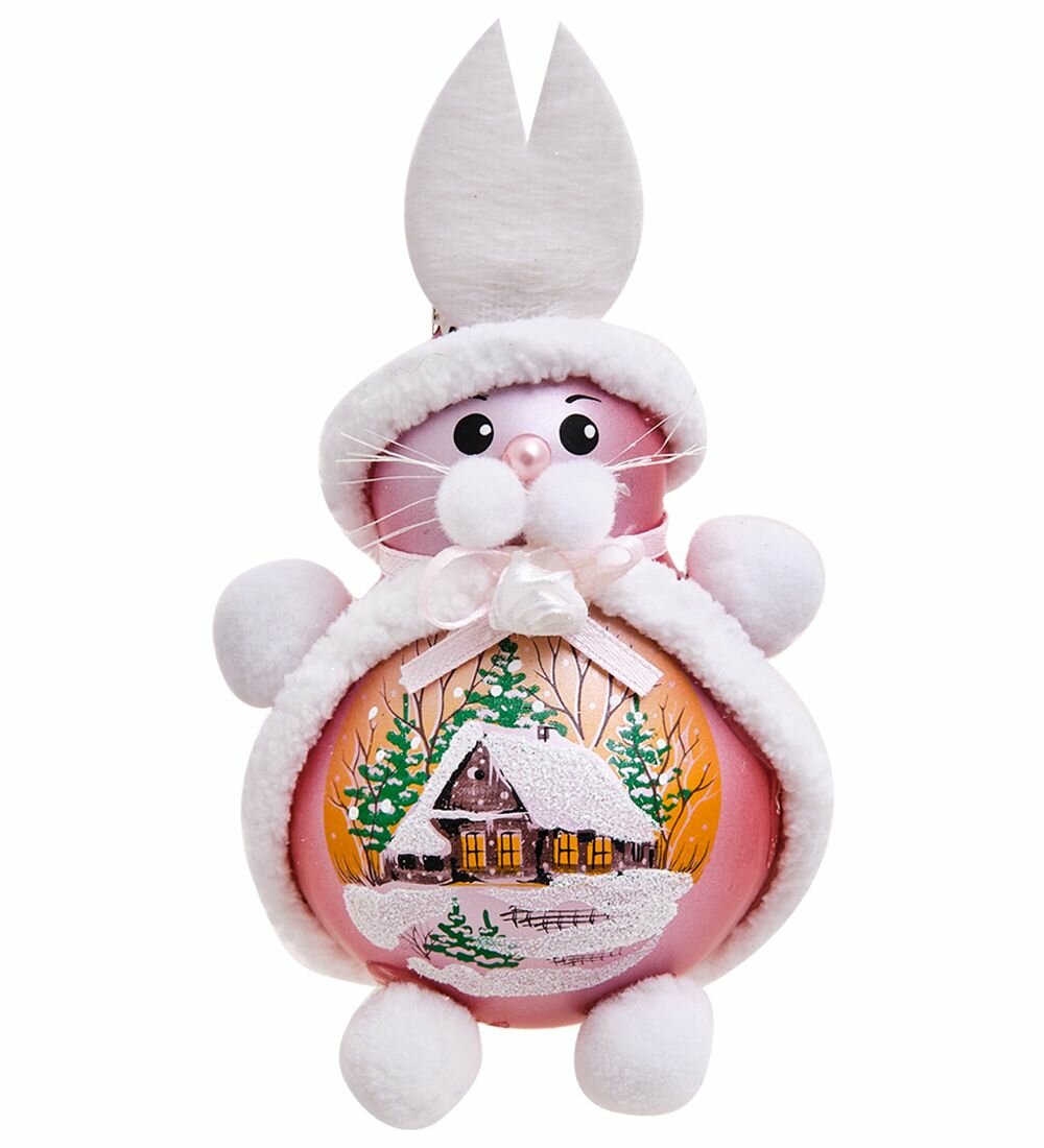 Елочная игрушка 'Заяц'
