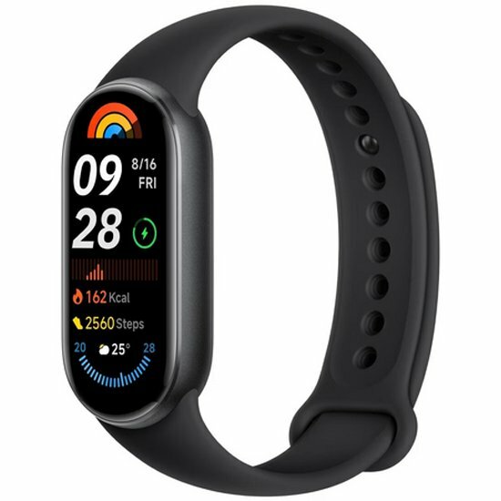 Фитнес-браслет Xiaomi Smart Band 9, графитовый черный