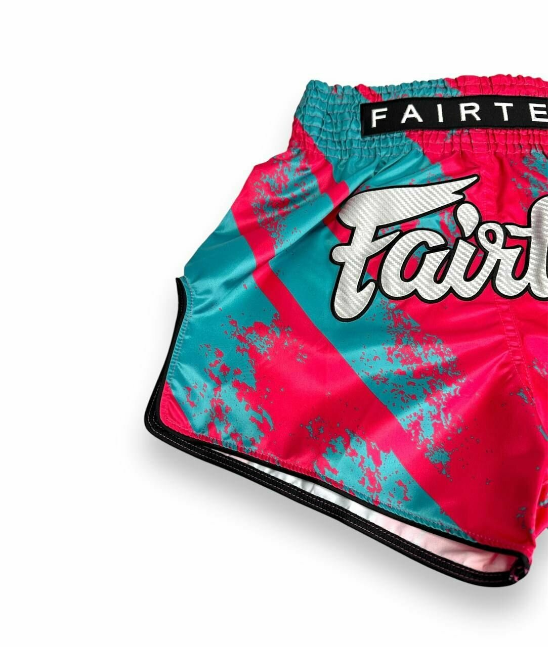 Трусы боксерские Fairtex Базовая коллекция, размер XL, голубой, розовый — фото 1
