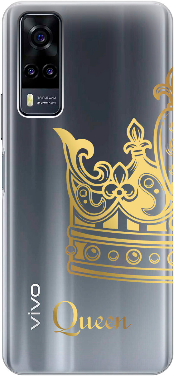Силиконовый чехол с принтом True Queen для Vivo Y31 / Y53s 4G / Y51 2020 / Виво У31 / У53с 4Г / У51 2020