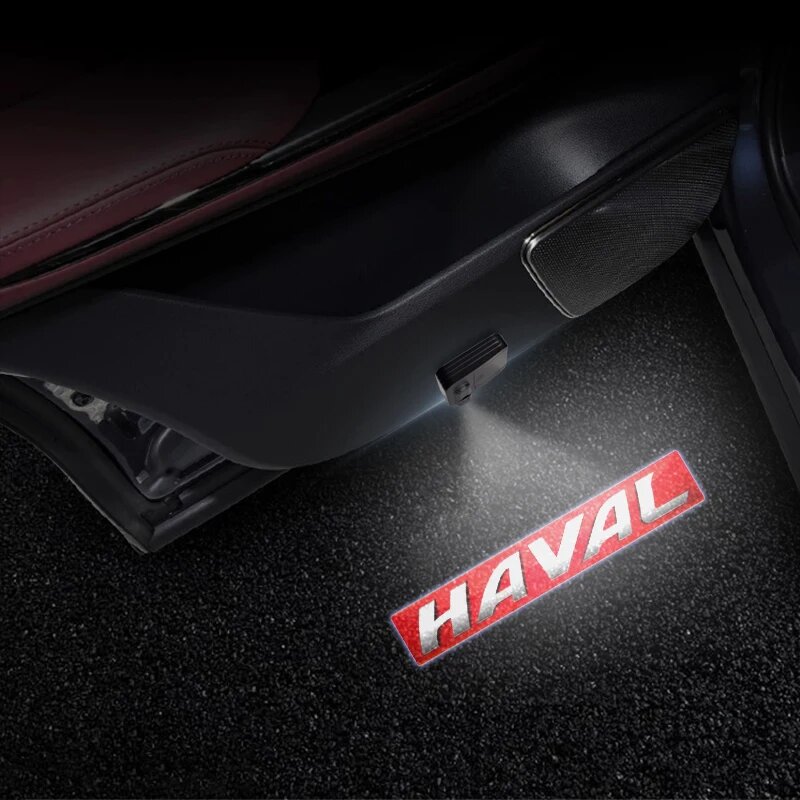 Фонарь для Haval Great Wall H6 H5 H7 H8 H9 H2 H3 F5 F7 M6 3E 2E F7X, 2x For 2 Door, HAVAL Logo