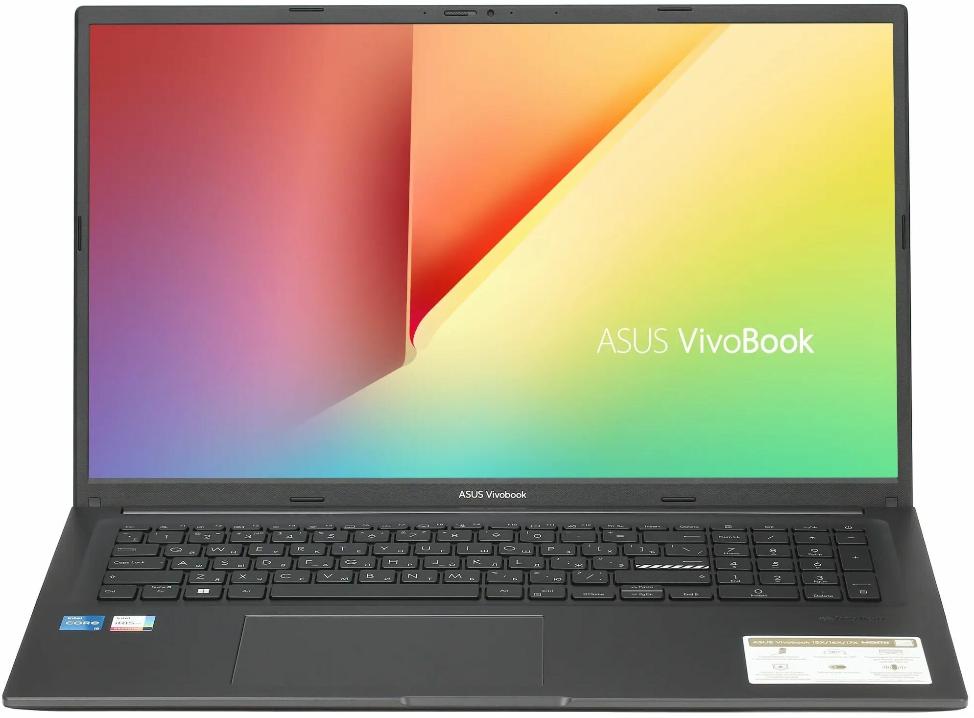 Ноутбук Asus VivoBook K3704VA-AU102, 17.3", Intel Core i9 13900H 16ГБ, SSD 1024ГБ, Intel Iris Xe graphics, черный — фото 1