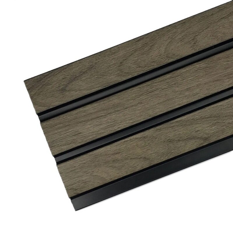 Панели 3D RAIL 2800х120х10 мм Дуб антик