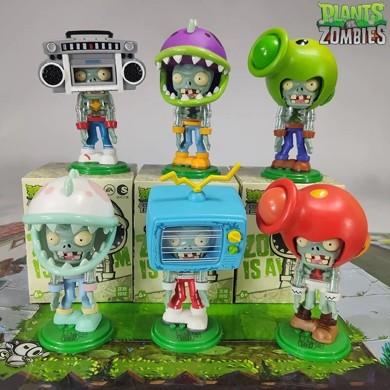 Фигурки Plants Vs. Zombies Chomper Rock Zombie Peashooter, F, Унисекс — фото 1