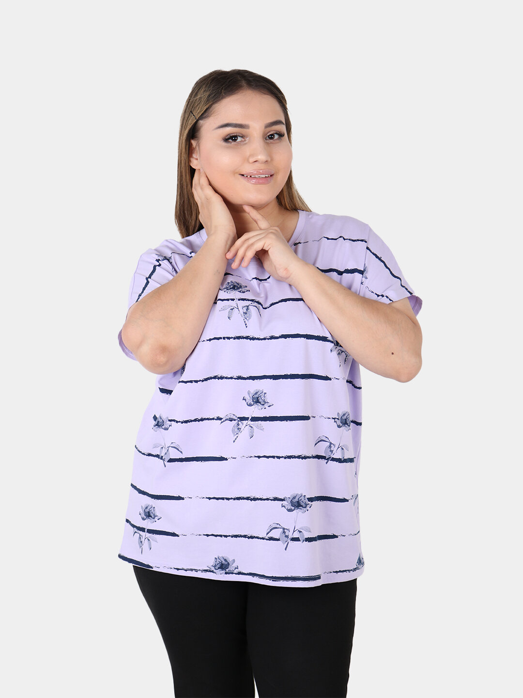 Джерси хоккейное, размер One Size, лавандовый
