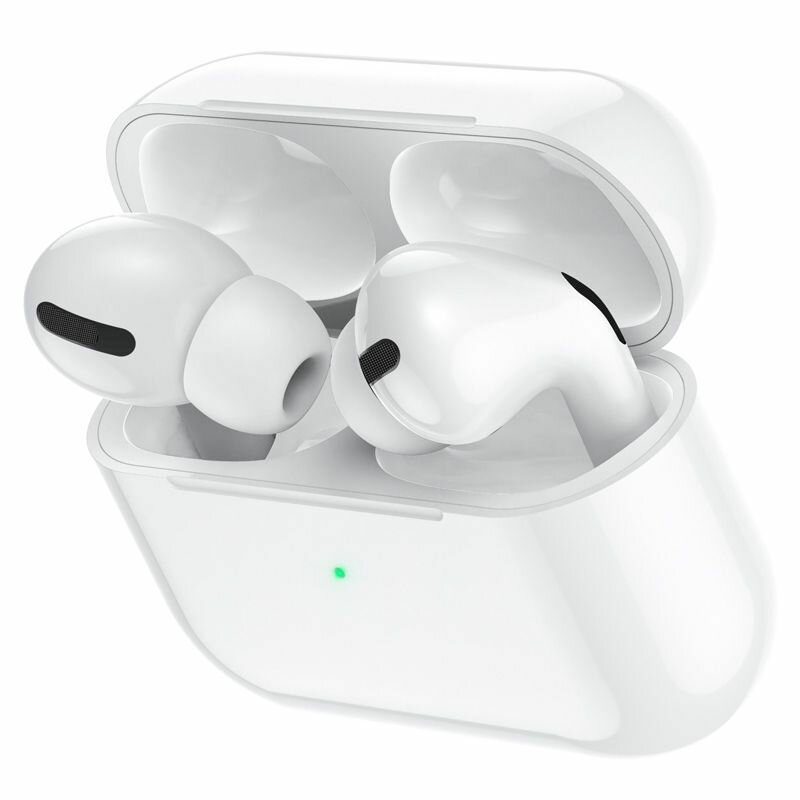 Наушники беспроводные HOCO EW27. Гарнитура Bluetooth 5.3. TWS белого цвета с микрофоном. — фото 1