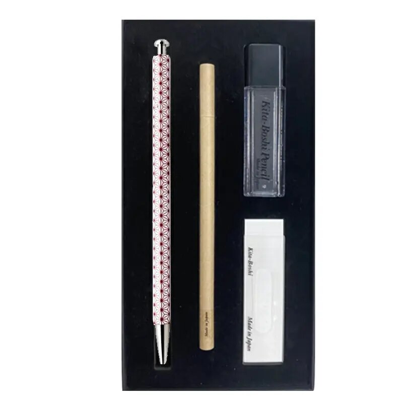 Карандаш KITA-BOSHI PENCIL 2,0 мм набор с грифелями, резинкой и точилкой (OTP-680WAH-E/19908)