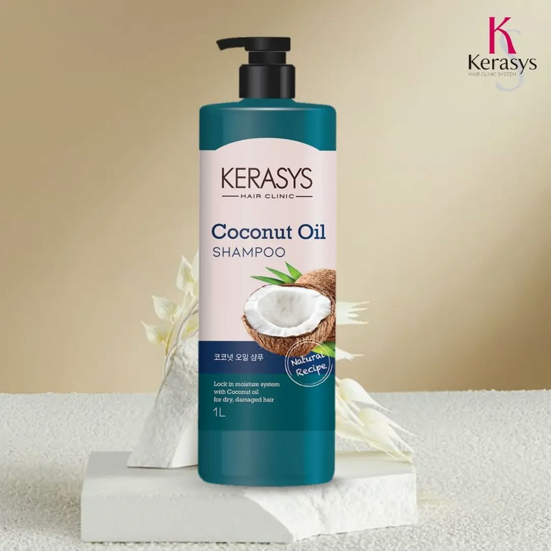 Шампунь - Для сухих волос , Kerasys Coconut Oil, Корея 1000 мл