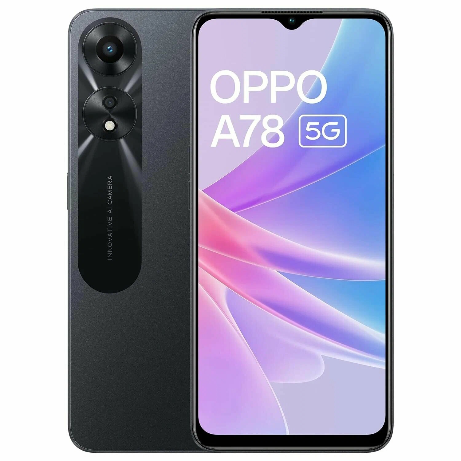 Смартфон Oppo A78 5G 8/256 ГБ, Dual nano SIM, Android 12, черный