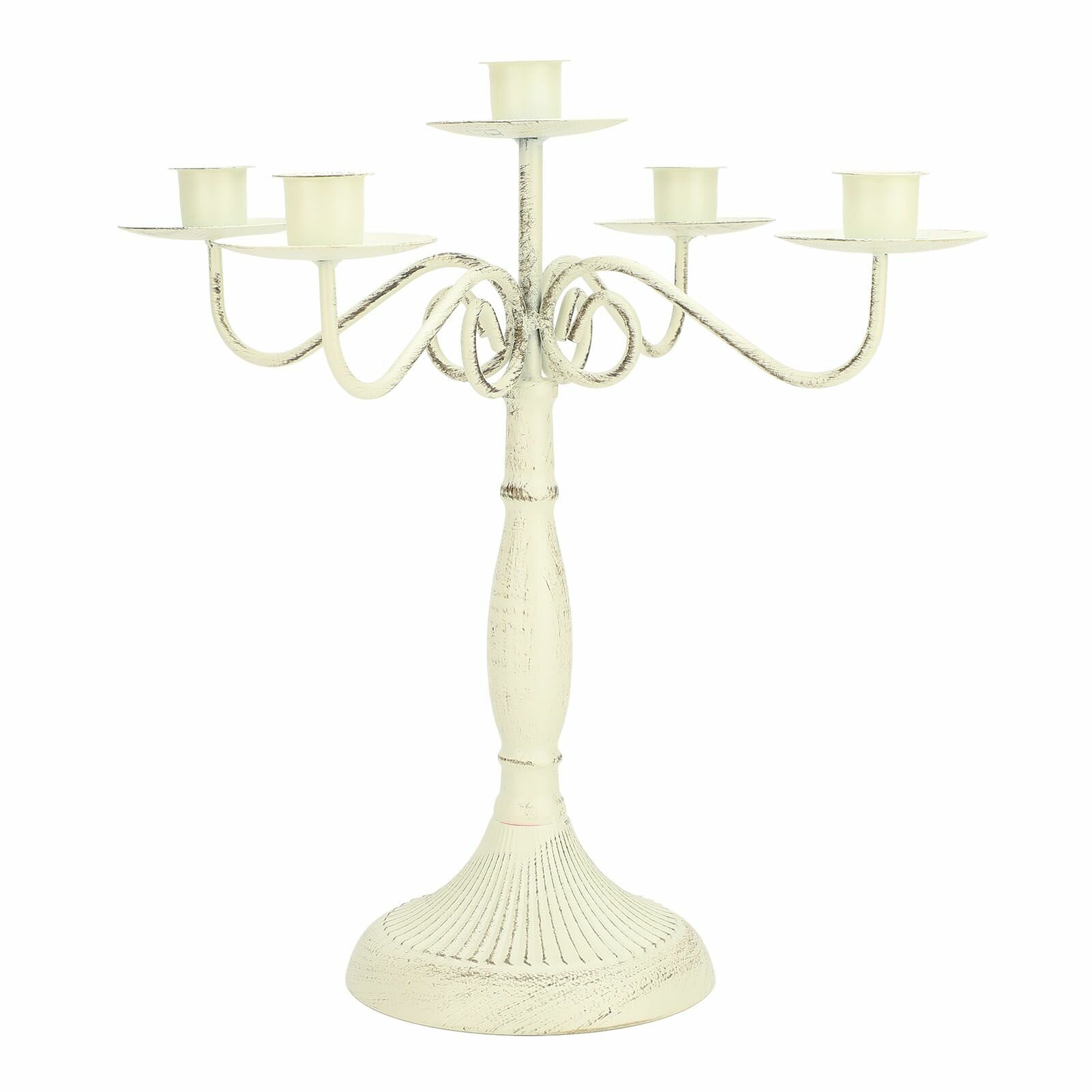 Канделябр в европейском стиле на 5 свечей элегантный железный подсвечник для свадьбы и ресторана высота 32 см