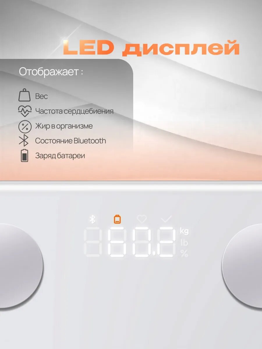 Умные весы напольные Xiaomi Body Composition Scale S400 Global — фото 1