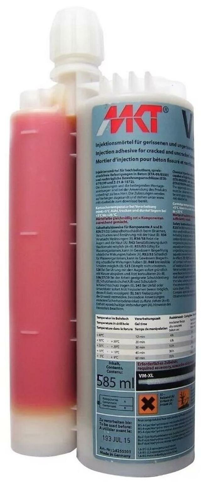 Химический анкер МКТ VME эпоксидная смола для арматуры 585 мл
