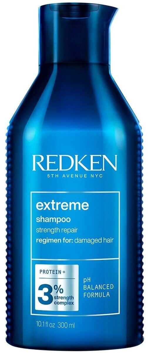 Redken Extreme Shampoo - Восстанавливающий шампунь для ослабленных и поврежденных волос 300 мл