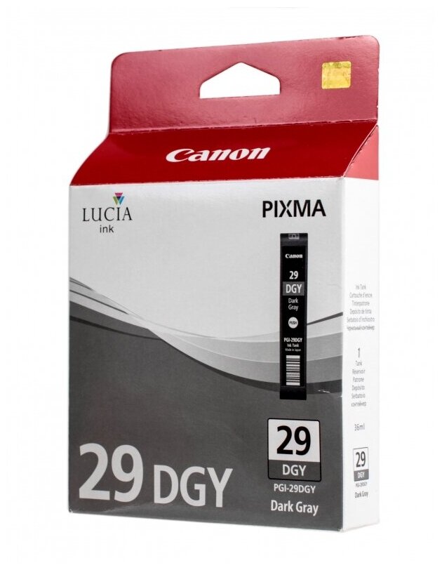 Картридж CANON PGI-29 DGY Dark Gray для Pixma Pro 1 темно-серый