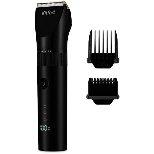 Машинка для стрижки Kitfort КТ-3118 черный 8Вт насадок в компл7шт 421300₽