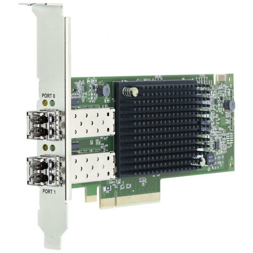 Emulex LPe35002-M2 Gen 7 (32GFC), 2-port, 32Gb/s, PCIe Gen4 x8, LC MMF 100m, трансивер установлен, Upgradable to 64G {5} emulex lpe35002 m2 gen 7 32gfc 2 port 32gb s pcie gen4 x8 lc mmf 100m трансивер установлен upgradable to 64g 5