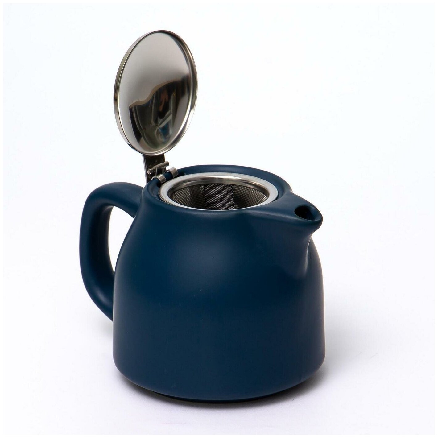 Чайник 500мл феличита матовый индиго (с фильтром) (подарочная упаковка) - фотография № 2