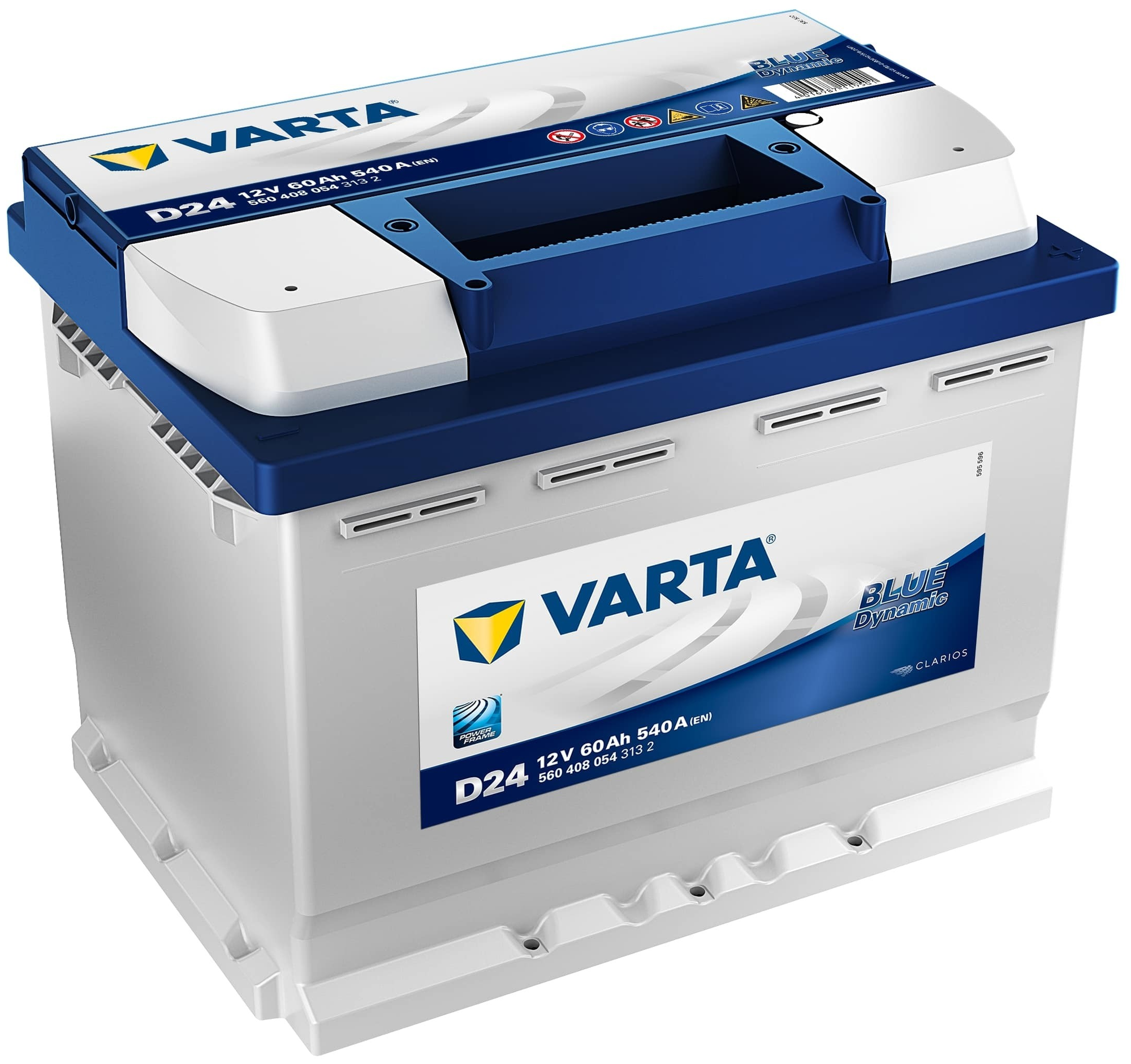 Аккумулятор для спецтехники VARTA Blue Dynamic D24 (560 408 054) 242х175х190