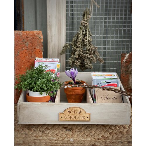 Ящик для семян Garden78/ органайзер для садовых мелочей