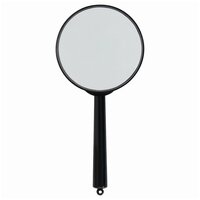 Лупа просмотровая (увеличительное стекло) для чтения/рукоделия Brauberg, диаметр 75 мм, увеличение 5, 451800