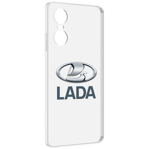 Чехол MyPads Lada-ваз-4 мужской для Tecno Pop 6 Pro задняя-панель-накладка-бампер