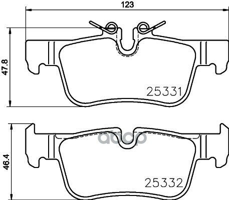 Колодки Тормозные Задние Brembo арт. P06094