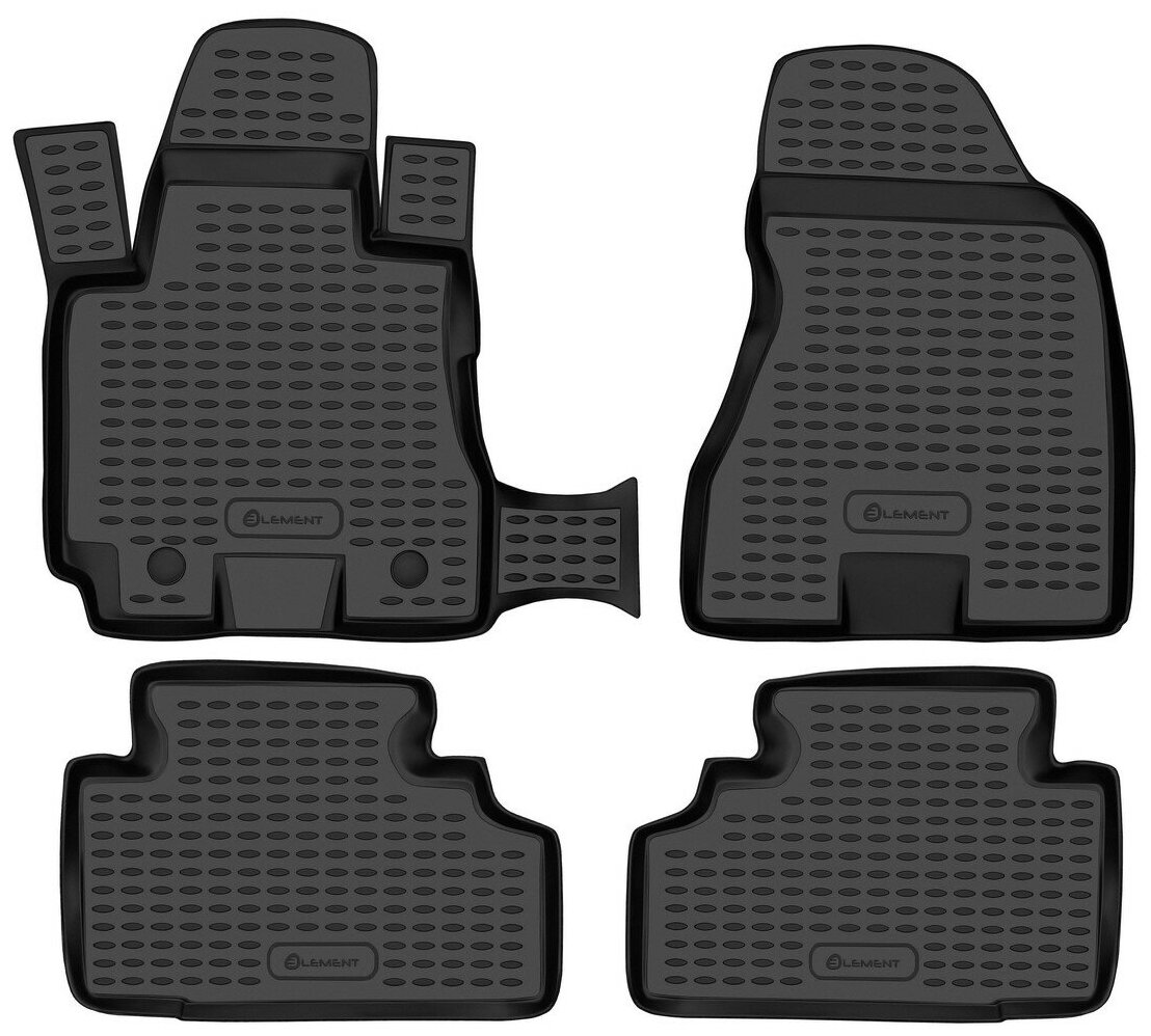 NLC.20.14.210K Коврики в салон HYUNDAI Tucson 2004-2009, 4 шт. (полиуретан) Element