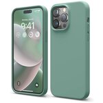 Чехол Elago Soft silicone для iPhone 14 Pro Max, цвет Темно-зеленый (ES14SC67PRO-MGR) - изображение