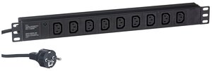 Блок силовых розеток Exegate PDU-19H908 Al-9C13-EU