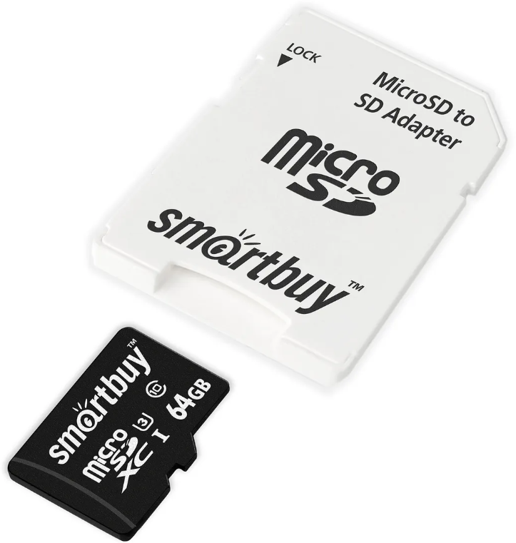 Карта памяти MicroSD 64GB Smart Buy Сlass 10 Pro UHS-I U3 (70/90 Mb/s) (SB64GBSDCL10U3-01)