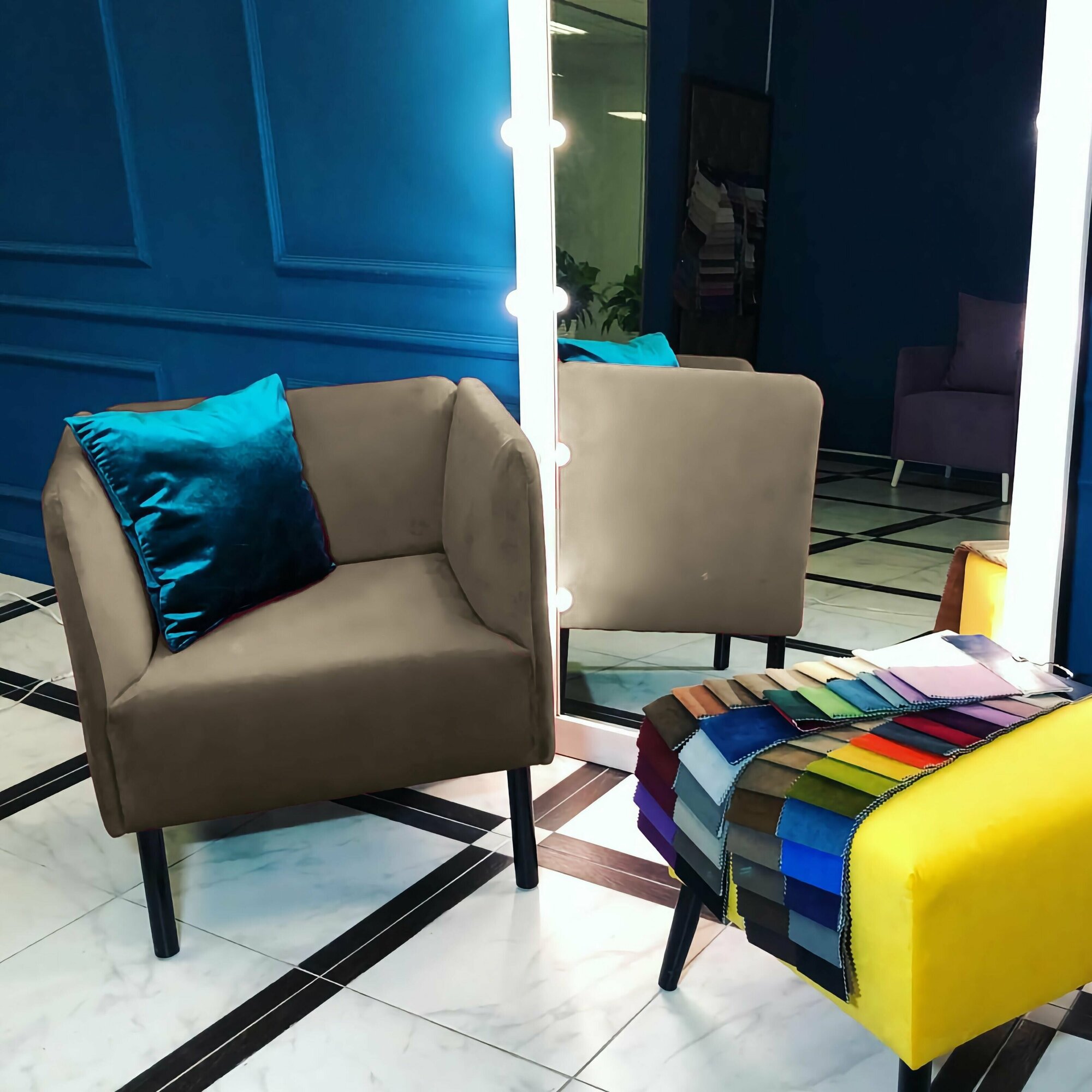 Кресло Монреаль коричневый, в зал, на кухню, офис, гостиную, зал ожидания, кафе - фотография № 2