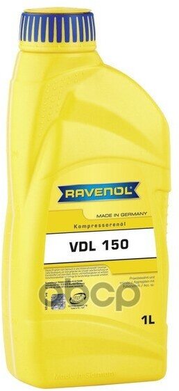 Компрессорное Масло Ravenol Kompressorenoel Vdl 150 (1Л) New Ravenol арт 1330101-001-01-999