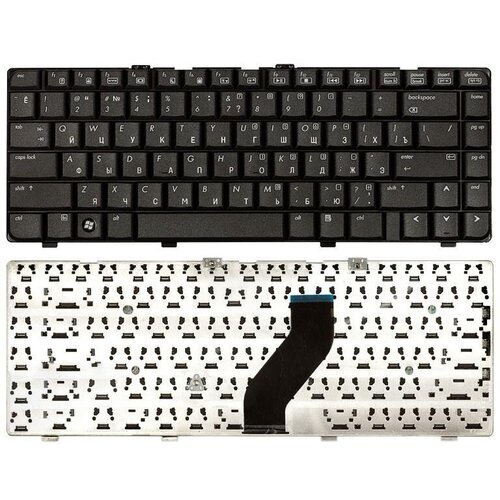 Клавиатура для ноутбука HP Pavilion DV6000 черная клавиатура для hp aer15700010 черная
