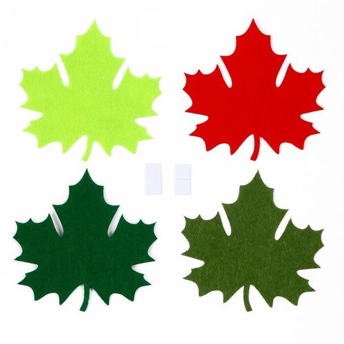 Наклейки Листья клёна набор 4 шт 381₽