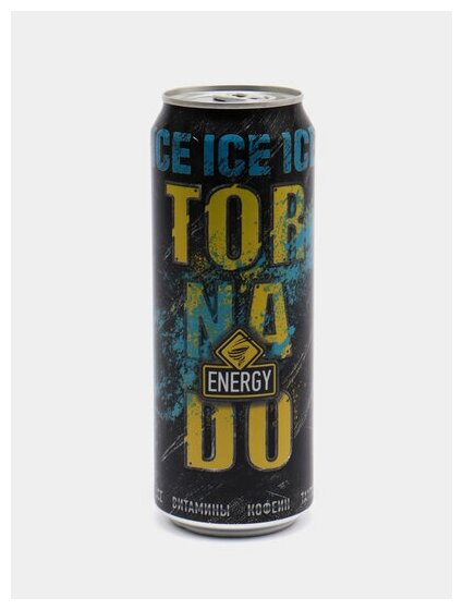Энергетический напиток Tornado Energy Ice, 0.45 л, 24 шт. — купить в ...