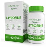 NaturalSupp Vegan L-Tyrosine (500 мг) 60 расительных капсул - изображение