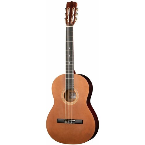 Гитара классическая 3/4, коричневая, глянцевая, Presto GC-BN-20G-3/4 gc bn20 g 4 4 классическая гитара коричневая глянцевая presto