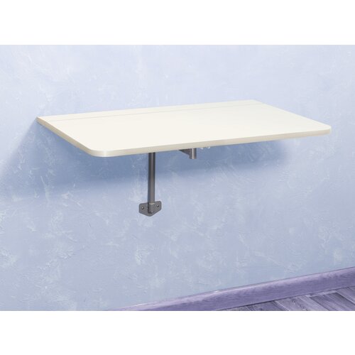 Откидной столик «Пола Компакт», белый, серебристый