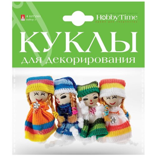 фото Набор кукл для декорирования 3, 4 шт, 7 см hobby time 7983516 .