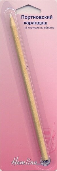 299.GREY Портновский карандаш, растворяемый в воде, серый, для светлых тканей Hemline - фото №3
