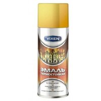 Эмаль Vixen VX-53007 термостойкая золото до+750°С 520мл.