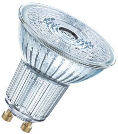 Лампочка диммируемая светодиодная OSRAM Parathom PAR16, 575лм, 8,3Вт, 4000К (нейтральный белый свет). Цоколь GU10, сафит