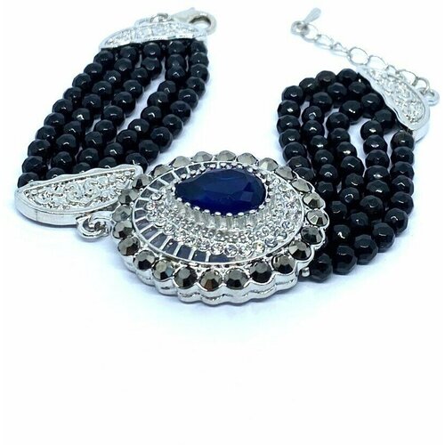 Жесткий браслет RDS, агат, размер 20 см