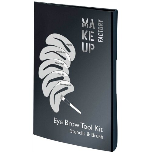 Make up Factory Набор трафаретов для бровей Eye Brow Tool Kit набор трафаретов для бровей eye brow tool