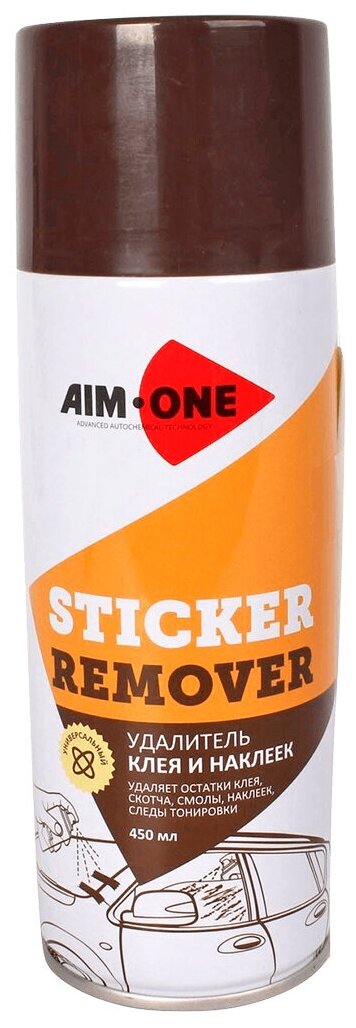 Удалитель наклеек и следов клея 450мл аэрозоль Sticker Remover AIM-ONE SR-270