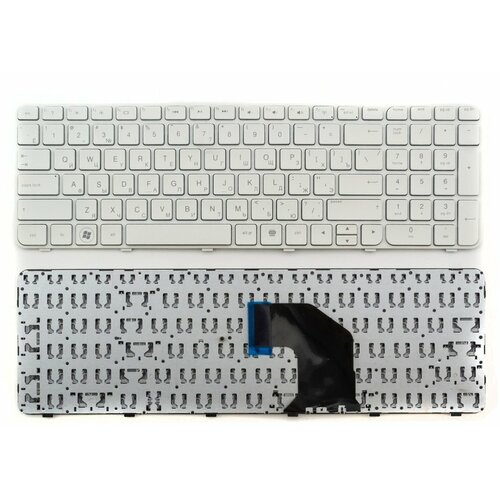 клавиатура для hp aer36701210 белая с рамкой Клавиатура для ноутбука HP AER36701210