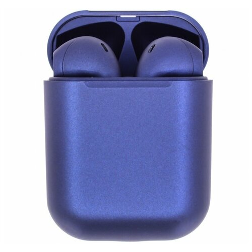 Наушники беспроводные TWS inPods 12 Simple 50 с боксом для зарядки Bluetooth синий 64000₽
