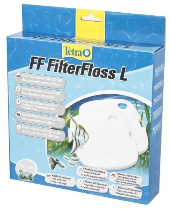 Сменные губки для фильтра Tetra FF FilterFloss L (2 шт.), мелкопористые