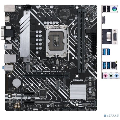Asus Материнская плата Asus PRIME B660M-K D4 Intel B660 LGA 1700 1218000₽